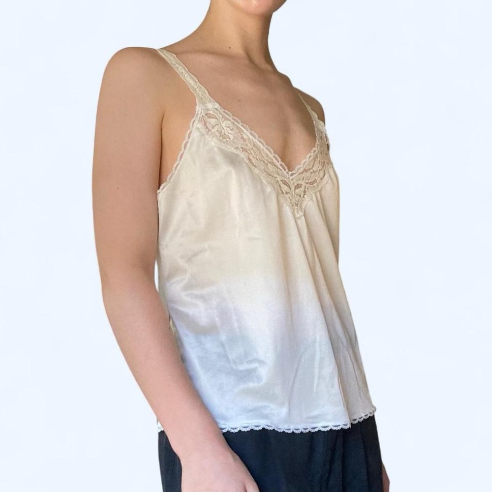 Cream Lace Trim Camisole